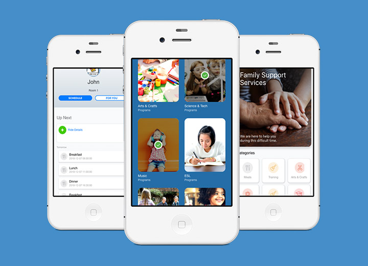 Ronald McDonald House mobile app